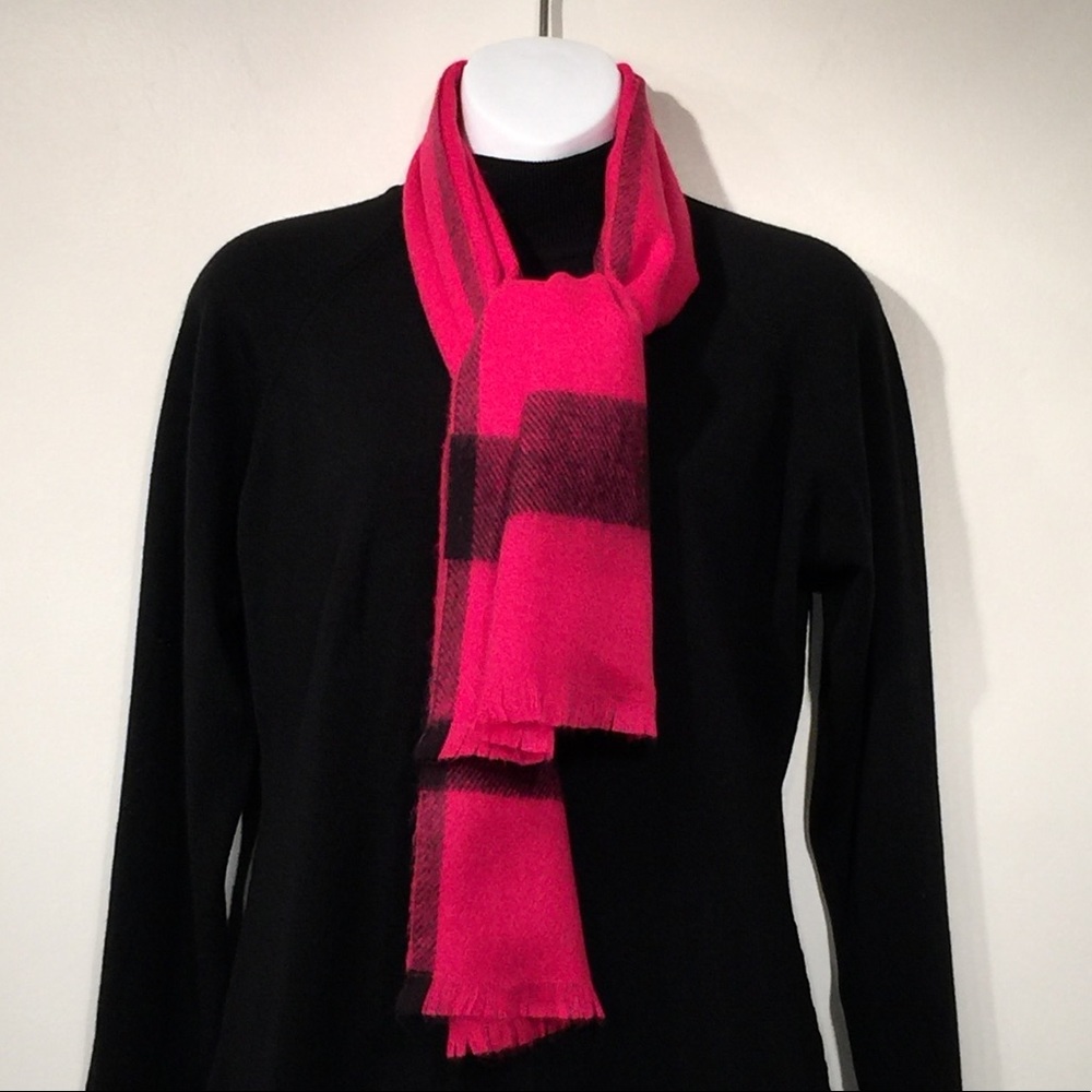 Red Plaid Scarf